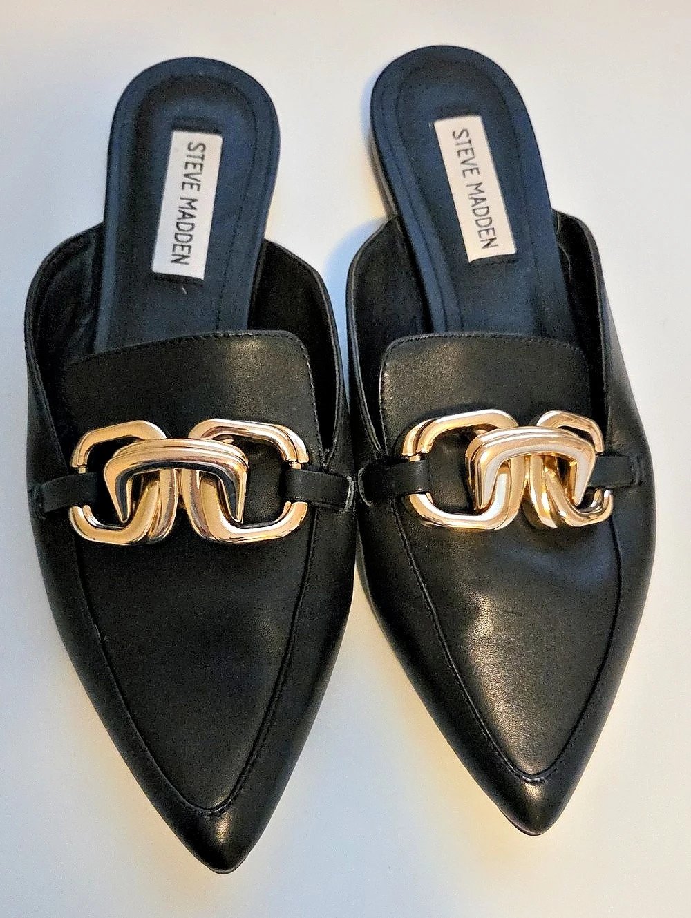 Steve Madden Fonza Pointed Toe Mule Black